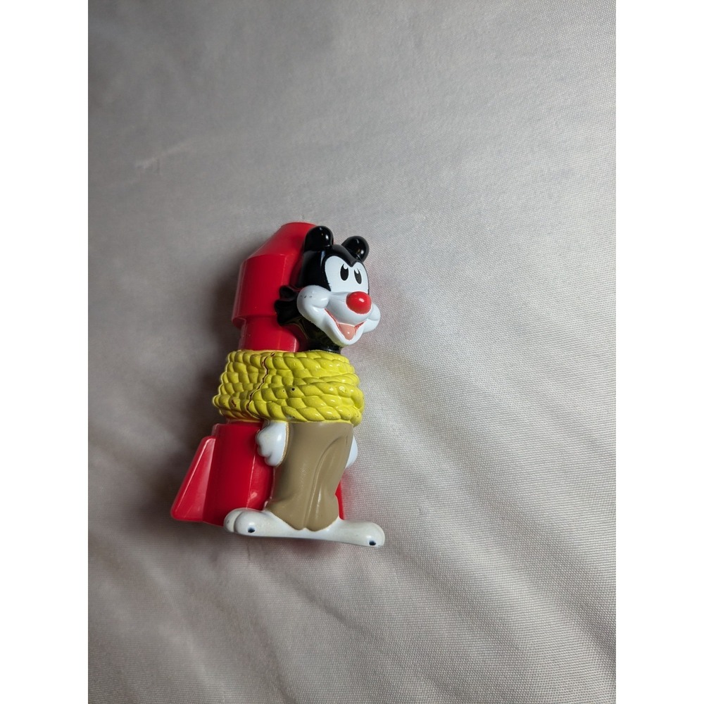 Vintage 1998 Animaniacs Wakko Figure‎ Attached To A Rocket Toy
